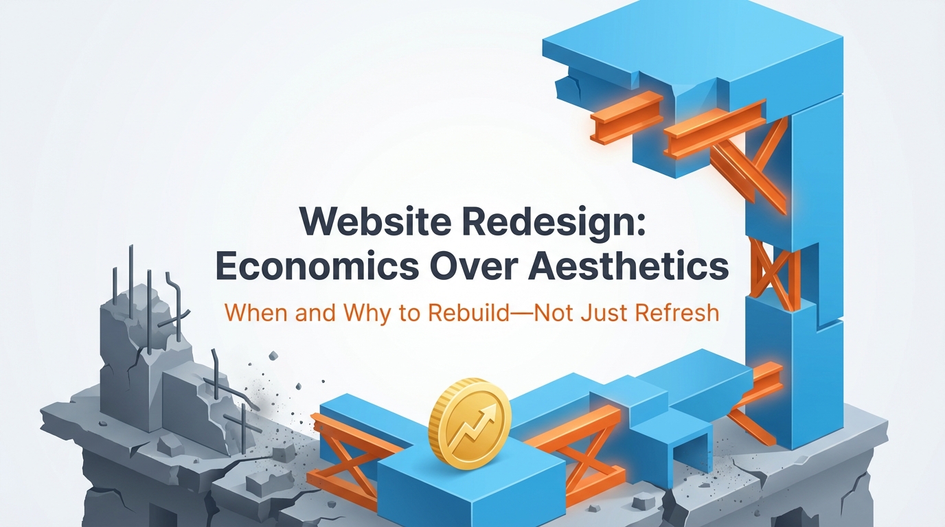 Website Redesign: When and Why (The Strategic Decision Most Businesses Get Wrong)